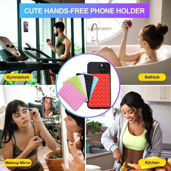 Silicone Phone Holder - Anti-Slip Suction Cup