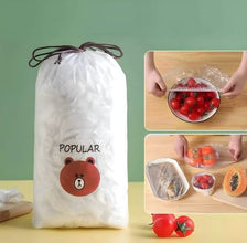 100pcs Stretch Food Covers – Elastic & Airtight
