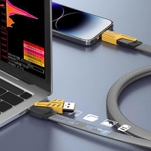 4-in-1 Fast Charging Cable – USB-C & USB-A to Lightning & USB-C