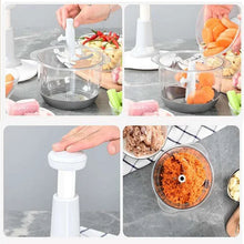 Manual Hand Push Chopper Meat Grinder, Grater, litter-2 Liter with Extra three Blade