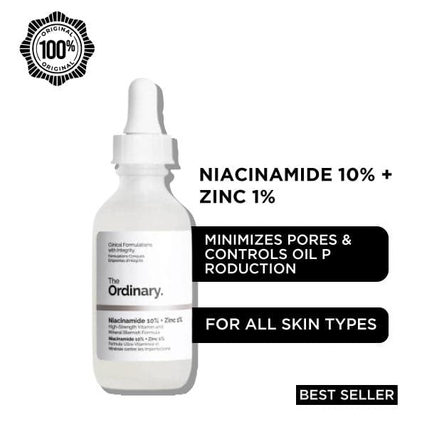 The Ordinary Niacinamide 10% + Zinc 1% Serum 30ml - SynoMin Online Store