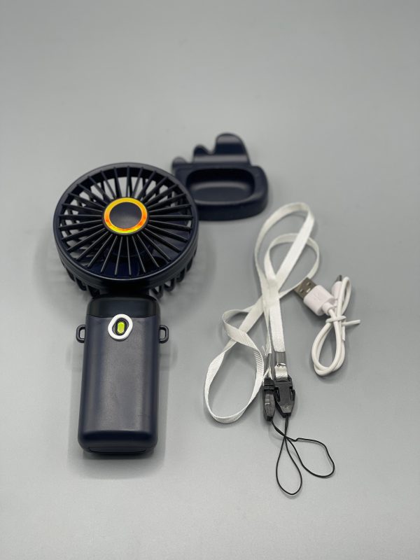 Mini USB Rechargeable Fan - 1200mAh, Foldable