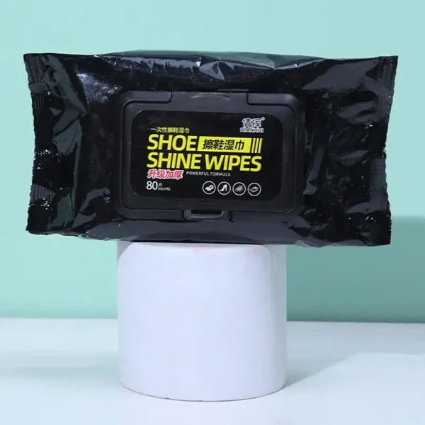 Quick Shine Disposable Shoe Cleaning Wipes 80 Count