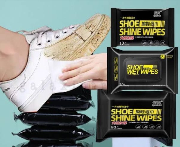 Quick Shine Disposable Shoe Cleaning Wipes 80 Count