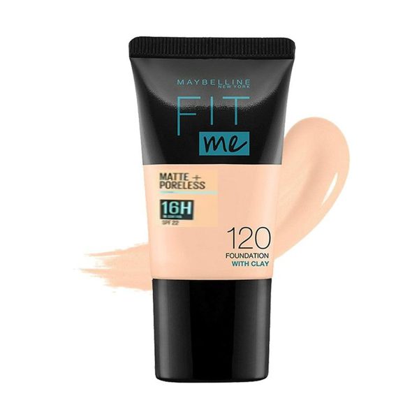 Maybelline Fit Me Matte Foundation - 120 Classic Ivory 18ml - SynoMin Online Store