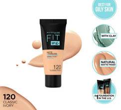 Maybelline Fit Me Matte Foundation - 120 Classic Ivory 18ml