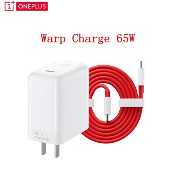 OnePlus 65W Warp Charger - Super Fast Type-C Adapter & Cable (Original)
