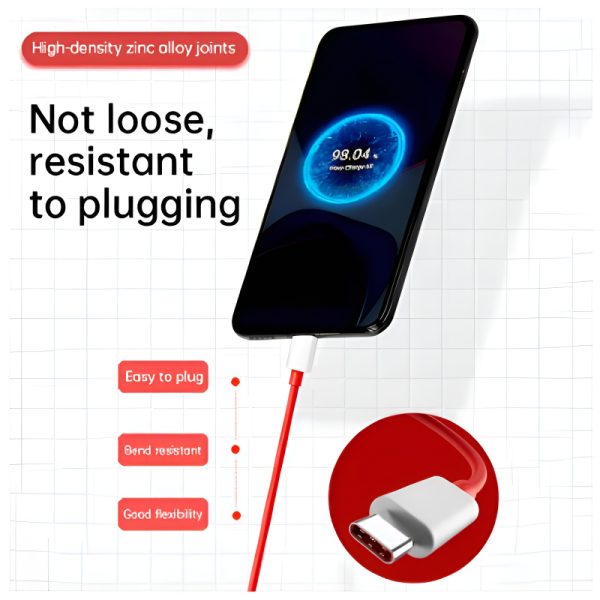 OnePlus 65W Warp Charger - Super Fast Type-C Adapter & Cable (Original)