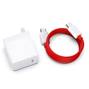 OnePlus 65W Warp Charger - Super Fast Type-C Adapter & Cable (Original)