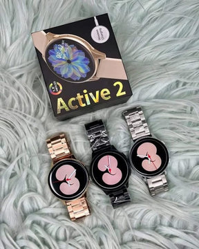 Samsung Galaxy Active 2 - Stainless Steel Smartwatch w/ 2 Straps
