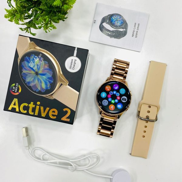 Samsung Galaxy Active 2 - Stainless Steel Smartwatch w/ 2 Straps