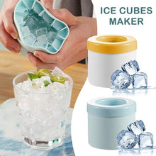 2-in-1 Silicone Ice Cube Maker & Ice Bucket Cooling Magic Free Shipping