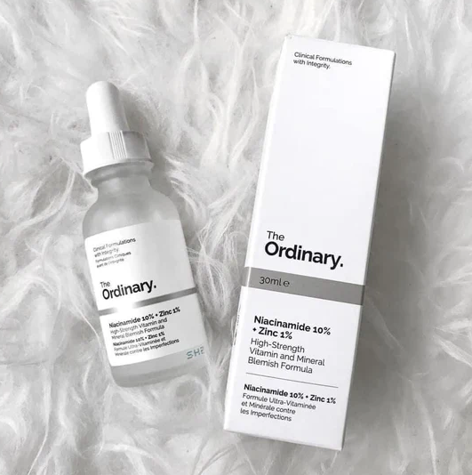 The Ordinary Niacinamide 10% + Zinc 1% Serum 30ml - SynoMin Online Store