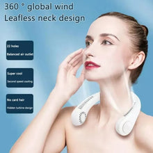 Vaneless Neck Fan – Wearable & USB Rechargeable