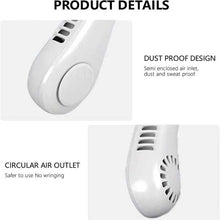Vaneless Neck Fan – Wearable & USB Rechargeable